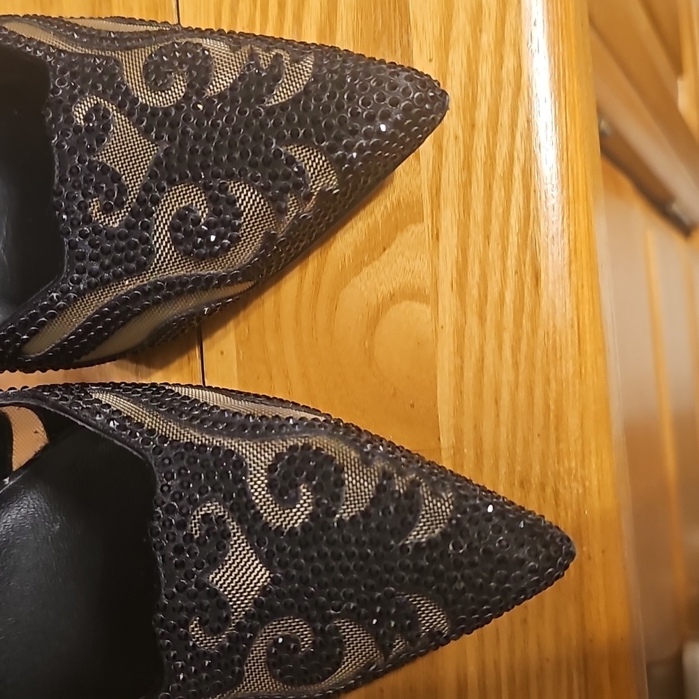 Rene Caovilla Swarovski Crystal Mesh Pumps - Picture 15 of 17